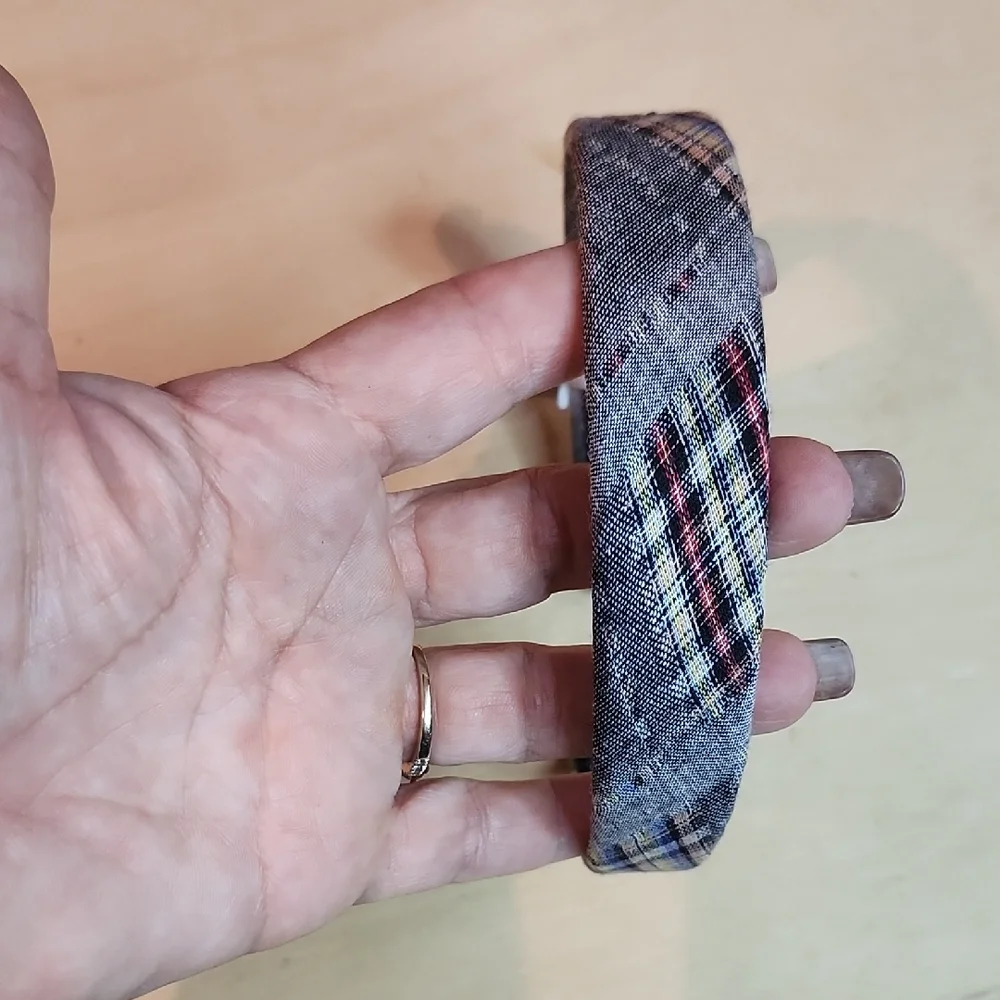 Plaid Fabric Headband